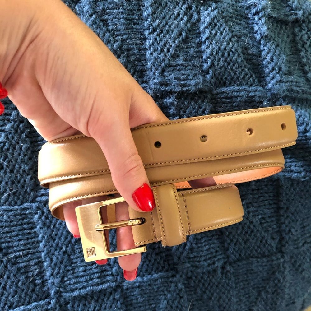 NWOT- tan Ralph Lauren belt